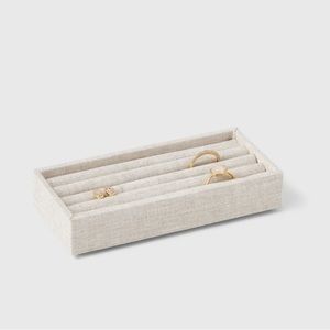 Linen Ring Tray for Vanity - KonMari